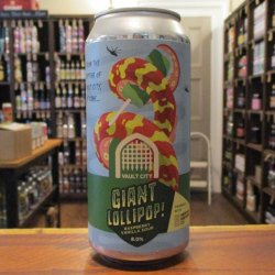 Vault City - Giant Raspberry Vanilla Lollipop - Wobbly Duck