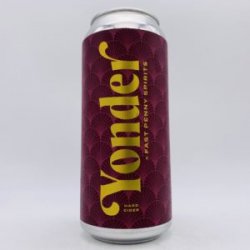 Yonder Velvet Cashmere Cranberry + Cherry + Orange Peel + Amaro Cider Can - Bottleworks