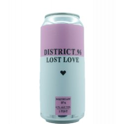 District 96 Brewing Co. Lost Love - J&B Craft Drinks