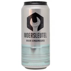 Moersleutel Craft Brewery Barcode: Silver & Aquamarine