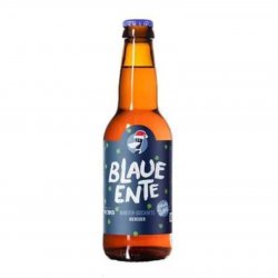 Blaue Ente Winter-Duckbite