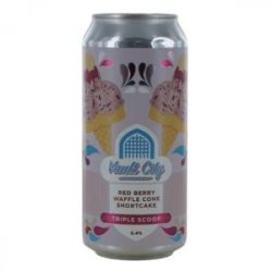 Vault City Brewing Red Berry Waffle Cone Shortcake Triple Scoop