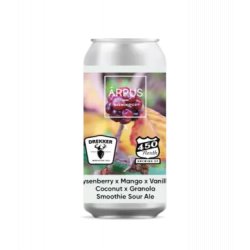 Ārpus Brewing Co. Ārpus X Drekker X 450 North Boysenberry X Mango X Vanilla X Coconut X Granola Smoothie Sour Ale Ārpus Brewing Co. Ārpus X Drekker X 450 North Boysenberry X Mango X Vanilla X Coconut X Granola Smoothie Sour Ale