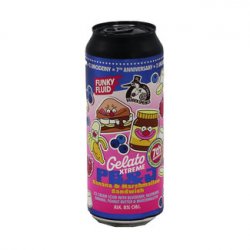 Funky Fluid Gelato XTREME: PB&J Banana & Marshmallow Sandwich (collab Hidden Springs)
