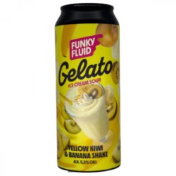 Funky Fluid Gelato: Yellow Kiwi & Banana Shake
