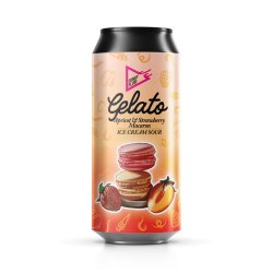 Funky Fluid Gelato: Apricot & Strawberry Macaron 500ml - Funky Fluid