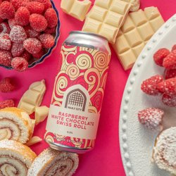 Vault City - Raspberry White Chocolate Swiss Roll - 6.5% Fruited Sour - 440ml Can - The Triangle