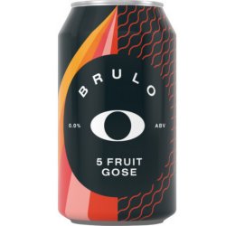 Brulo Alcohol Free 5 Fruit Gose 330ml (0%) - Indiebeer