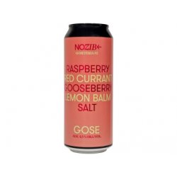 NOZIB Special Brews GOSETERIA #5 Raspberry + Red Currant + Gooseberry + Lemon Balm + Salt