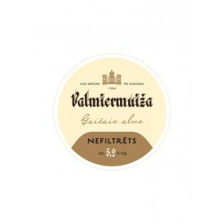 Valmiermuižas gaišais alus, nefiltrēts - SIA Valmiermuižas Alus