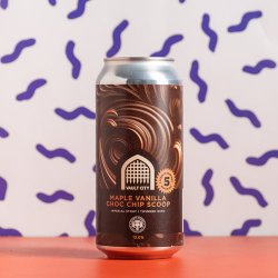 Vault City  Maple Vanilla Choc Chip Scoop Imperial Stout  13% 440ml Can - All Good Beer