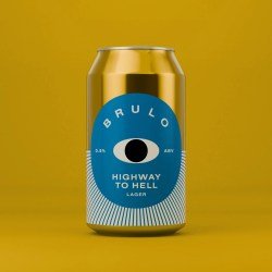 BRULO  Highway To Hell Lager 0.5% 330ml - The Alcohol Free Co