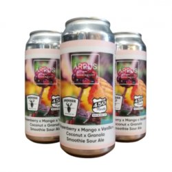 Ārpus Brewing Co. Ārpus X Drekker X 450 North Boysenberry X Mango X Vanilla X Coconut X Granola Smoothie Sour Ale