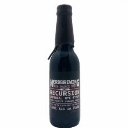 Nerdbrewing Recursion Imperial Rye Stout With Toasted Caraway Seeds - Ølkassen