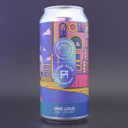 Left Handed Giant  Fyne Ales - Sing Loud - 5.5% (440ml) - Ghost Whale