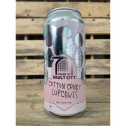 Vault City Brewing Cotton Candy Cupcakes
