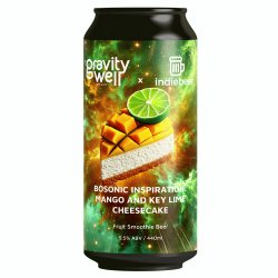 Gravity Well  Bosonic Inspiration Mango & Key Lime Cheesecake Smoothie Sour  5.5% 440ml Can - All Good Beer