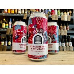 Vault City  Strawberry & Rhubarb New York Cheesecake Sour - Wee Beer Shop