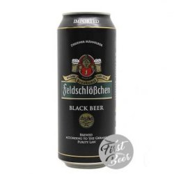 Bia Feldschloesschen Black 5.0% – Lon 500 ml  Thùng 24 Lon - First Beer – Bia Nhập Khẩu Giá Sỉ