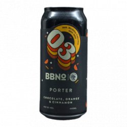 Brew By Numbers Brew By Numbers - Amundsen - No 03 Porter Orange Cinnamon Chocolate - 6% - 44cl - Can - La Mise en Bière