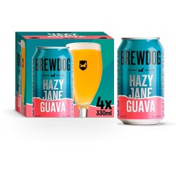 Brewdog Hazy Jane Guava 4 Pack 33cl Can - Molloys