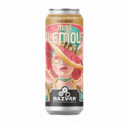 Bazaar - Miss Plemous - Pink Grapefruit Berliner Weisse - UpsideDrinks