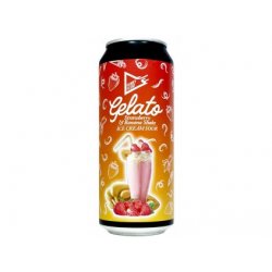 Funky Fluid - 18°Gelato: Strawberry & Banana Shake  0,5l can 5,5% alk. - Beer Butik