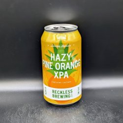 Reckless Brewing Hazy Pine Orange XPA Can Sgl - Saccharomyces Beer Cafe