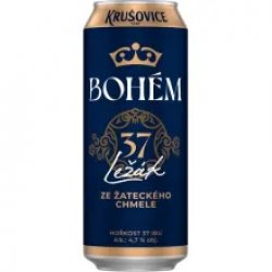 plech BOHÉM Krušovice 0,5L 4 ks - Baráček