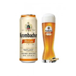 Bia Krombacher Weizen 5.3%  Lon 500ml  Thùng 24 Lon - PHouse – Đồ Uống Cao Cấp