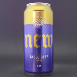 Newbarns - Table Beer Mosaic - 3% (440ml) - Ghost Whale