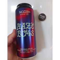 NOZIB Special Brews HAZEBOYS NEIPA Nectaron + Citra + Phantasm 