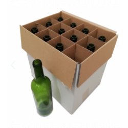 Caja de 12 botellas de 75 cl - verdes - El Secreto de la Cerveza
