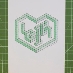 Pilot Leith Print A4 - Green - Pilot