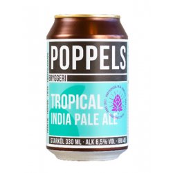 Poppels: Tropical IPA 330ml can - Beer Head