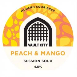 Vault City Brewing Peach & Mango Session Sour