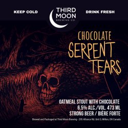 Third Moon Brewing Company Chocolate Serpent Tears Third Moon Brewing Company Chocolate Serpent Tears