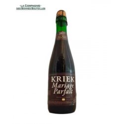 Boon Kriek  - mariage parfait - 2021 - 37.5 cl - La Compagnie des Bonnes Bouteilles