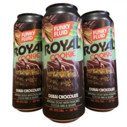 Funky Fluid Royal Cookie: Dubai Chocolate