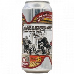 Sureshot Brewing X Frontaal  I Used To Be An Adventurer Like You - Rebel Beer Cans