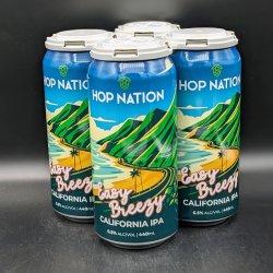 Hop Nation Easy Breezy California IPA Can 4pk - Saccharomyces Beer Cafe