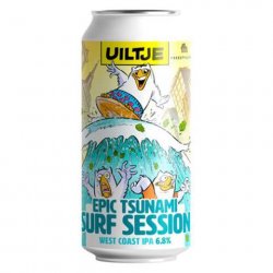 Uiltje Epic Tsunami Surf Session West Coast IPA 440mL - The Hamilton Beer & Wine Co