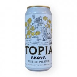 UTOPIAN  AKOYA PILSNER  5% - Fuggles Bottle Shop