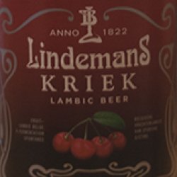 Lindemans Kriek - Bierlager