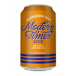 Dungeon Map Modern Times West Coast IPA 355ml Can - The Fine Wine Company