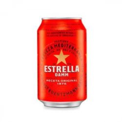 Cerveza Estrella Damm Mediterránea Lata 33cl - Tu Cafetería