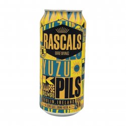 Rascals X Kaapse Brouwers Yuzu Pilsner  Pilsner - Verdins Bierwinkel