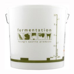 10 Litre Youngs Fermentation Brewing Bucket & Lid - Brewbitz Homebrew Shop