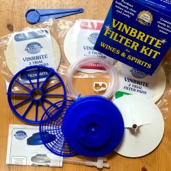 Harris Mk3 Vinbrite Wine Filter Kit with Filter Papers and Pads - Brewbitz Homebrew Shop