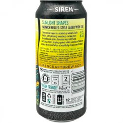 Siren Craft Brew Siren Sunlight Shapes - Beer Shop HQ